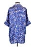Open Edit 100% Polyester Blue Short Sleeve Blouse Size S - photo 2