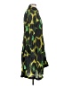 Alembika 100% Polyester Print Green Casual Dress Size 4 (0) - photo 4