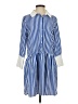 Tuckernuck 100% Polyester Stripes Blue Casual Dress Size XS - photo 1