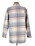 Rails Plaid Gray Wool Coat Size L - photo 2