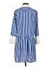 Tuckernuck 100% Polyester Stripes Blue Casual Dress Size XS - photo 2