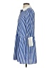 Tuckernuck 100% Polyester Stripes Blue Casual Dress Size XS - photo 5