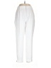 Zara 100% Polyester Solid White Casual Pants Size M - photo 1