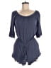 Wishlist Apparel Solid Blue Romper Size M - photo 1
