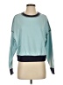 Unbranded Color Block Teal Sweatshirt Size S - photo 1