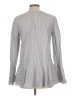 Theory Gray Long Sleeve Top Size L - photo 2