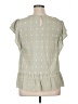Angels 100% Rayon Green Short Sleeve Blouse Size XL - photo 2