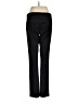 Ecru Solid Black Dress Pants Size 6 - photo 2