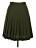 J. McLaughlin 100% Wool Solid Green Wool Skirt Size 6 - photo 1