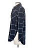 Athleta 100% Cotton Plaid Blue Long Sleeve Button-Down Shirt Size XS - photo 5