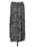 MICHAEL Michael Kors 100% Polyester Houndstooth Black Casual Skirt Size L - photo 1