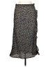 THML 100% Polyester Polka Dots Black Casual Skirt Size M - photo 1