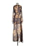 Lulus 100% Polyester Gray Casual Dress Size S - photo 2
