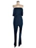Charlotte Russe Solid Blue Jumpsuit Size M - photo 1