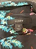 J.Crew Print Teal Long Sleeve Blouse Size 0 - photo 7