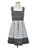 Ivy & Blu 100% Polyester Polka Dots Black Casual Dress Size 6 - photo 1