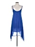 Bongo 100% Polyester Solid Blue Cocktail Dress Size S - photo 2