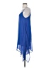 Bongo 100% Polyester Solid Blue Cocktail Dress Size S - photo 5