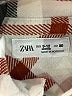 Zara Plaid Ivory Long Sleeve Button-Down Shirt Size 9-12 mo - photo 3