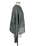 Beach Riot 100% Polyester Metallic Silver Pullover Sweater Size S - photo 4