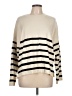 Abercrombie & Fitch Stripes Ivory Pullover Sweater Size L - photo 1
