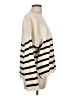 Abercrombie & Fitch Stripes Ivory Pullover Sweater Size L - photo 4