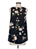 Le Lis 100% Polyester Black Sleeveless Blouse Size XS - photo 2