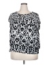 Cathy Daniels Black Short Sleeve Blouse Size 2X - photo 1