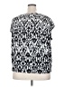 Cathy Daniels Black Short Sleeve Blouse Size 2X - photo 2