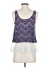 Freebird 100% Rayon Blue Tank Top Size S - photo 2