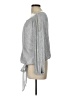 CeCe Silver Long Sleeve Blouse Size L - photo 5