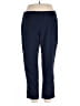 Croft & Barrow Solid Blue Active Pants Size 18R - photo 1