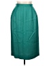 Assorted Brands 100% Acetate Solid Teal Formal Skirt Size 10 - photo 1