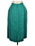 Assorted Brands 100% Acetate Solid Teal Formal Skirt Size 10 - photo 2