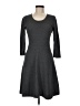 Just Fab Chevron-herringbone Gray Casual Dress Size M - photo 1
