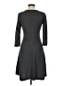Just Fab Chevron-herringbone Gray Casual Dress Size M - photo 2