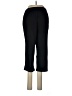 Lisa International Solid Black Casual Pants Size M - photo 2