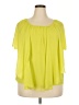Cato Yellow Short Sleeve Blouse Size 18/20 - photo 1