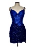 Unbranded 100% Polyester Blue Cocktail Dress Size 11 - photo 1