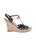 Colin Stuart Black Brown Wedges Size 10 - photo 1