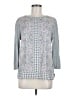 Talbots Gray 3/4 Sleeve Top Size M - photo 1