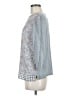 Talbots Gray 3/4 Sleeve Top Size M - photo 5