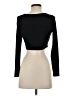 Shein Black Long Sleeve Top Size 4 - photo 2