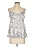 CAbi 100% Polyester Silver Sleeveless Blouse Size S - photo 1