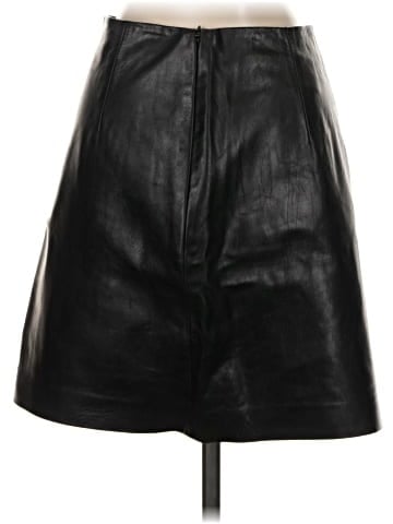 Theory Faux Leather Skirt (view 2)
