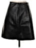 Theory Black Faux Leather Skirt Size 2 - photo 2