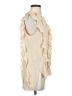BCBGMAXAZRIA 100% Polyester Ivory Sleeveless Blouse Size S - photo 4