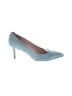 J.Crew 100% Leather Teal Blue Heels Size 8 - photo 1