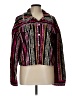 Emily Wonder 100% Polyester Stripes Pink Jacket Size L - photo 1