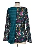 Assorted Brands 100% Polyester Teal Long Sleeve Blouse Size L - photo 2